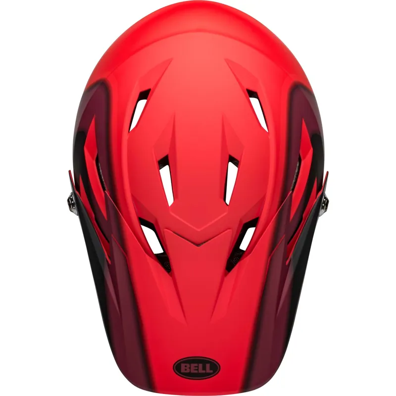 Bell Sanction MTB Full Face Helmet Red-5